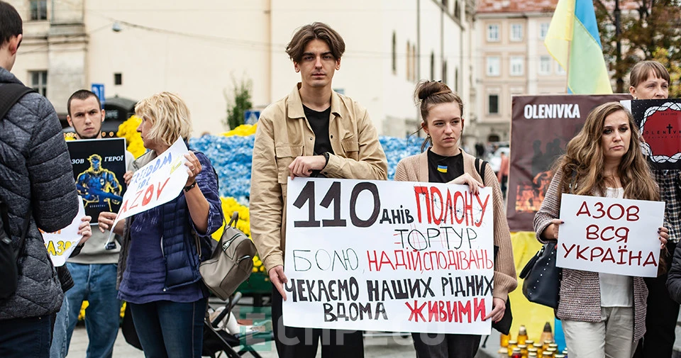 акція на підтримку захисників Азовсталі