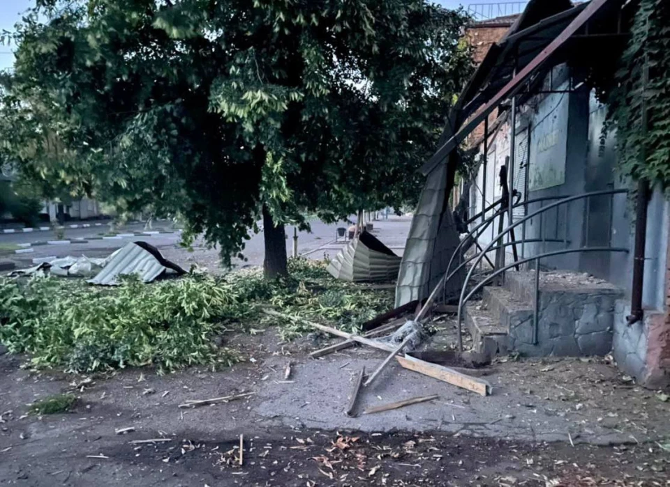 Ракетний удар по Нікопольському району