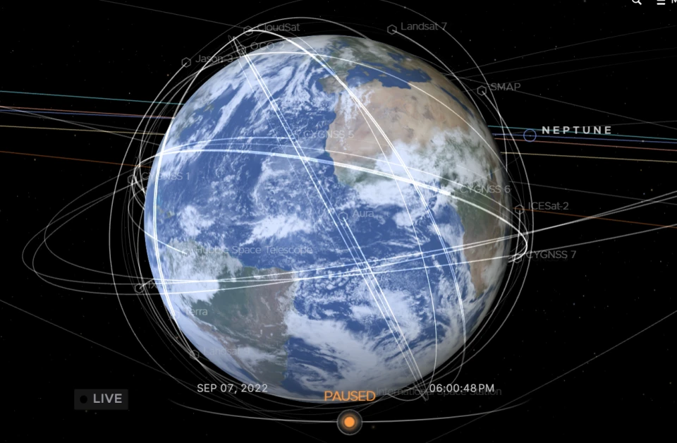 NASA випустила оновлену 3D-карту Сонячної системи з можливістю "поглянути в майбутнє"