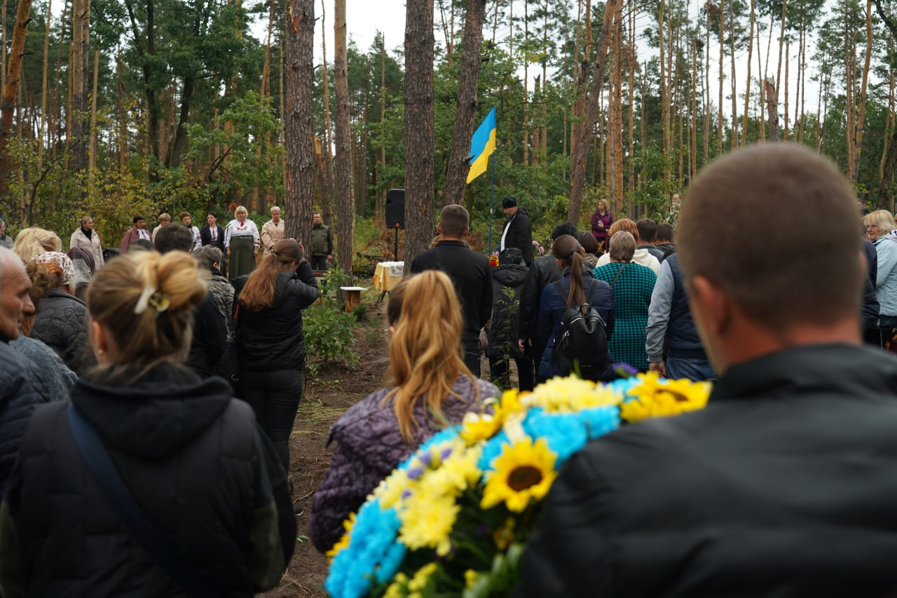 68 родин вшанували пам'ять рідних їм захисників Мощуна, які полягли в битві за Київ