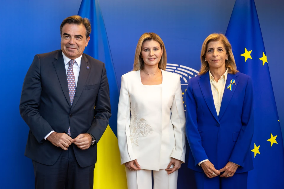 Олена Зеленська на зустрічі з представниками Євросоюзу