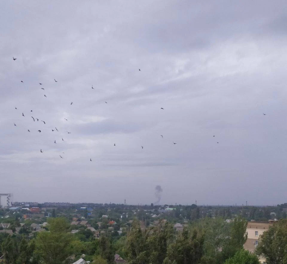на фото: вибух