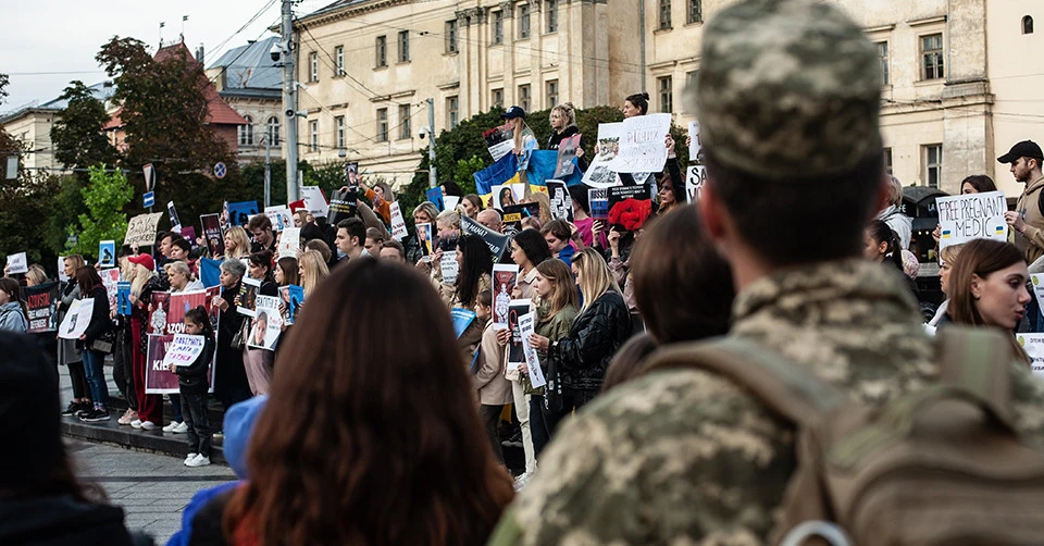 акція на підтримку жінок-військовополонених у Львові