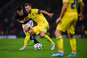 Андрій Ярмоленко у матчі Шотландія - Україна, Ліга націй