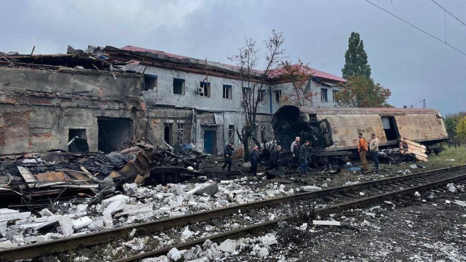 Росіяни знищили вагони-рефрижератори з убитими окупантами на вокзалі Харкова