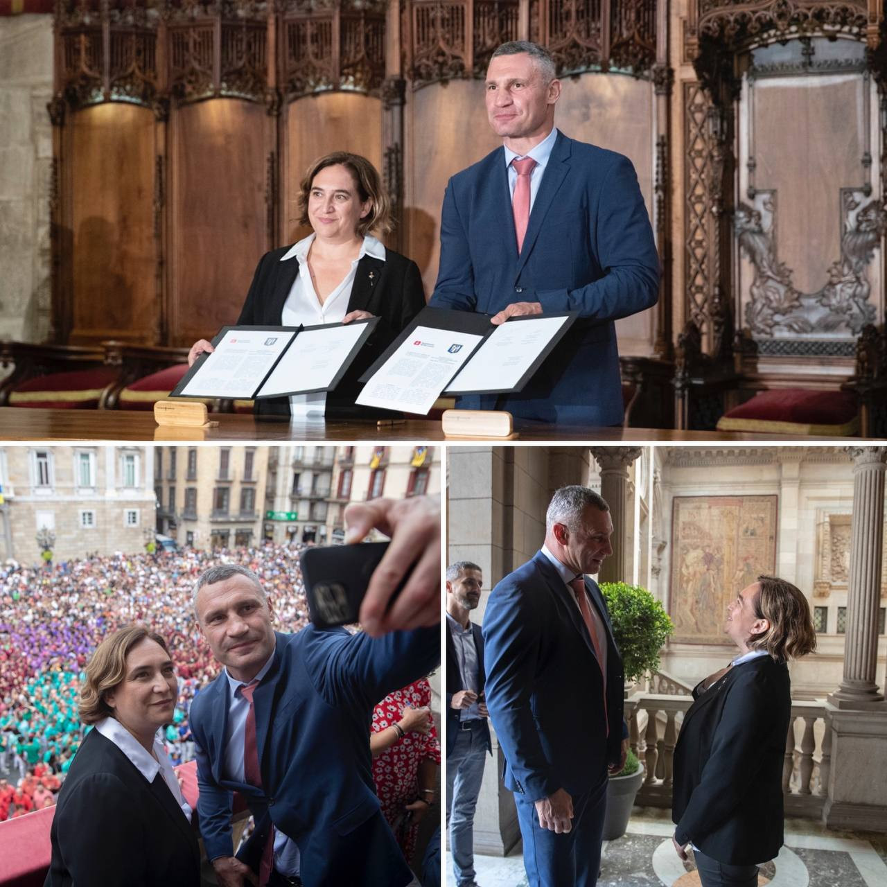 Віталій Кличко й Ада Колоу