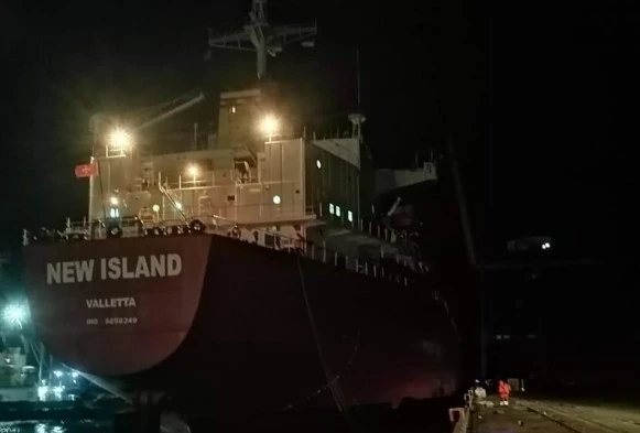 Судно NEW ISLAND, яке після завантаження пшеницею вирушить до Сомалі