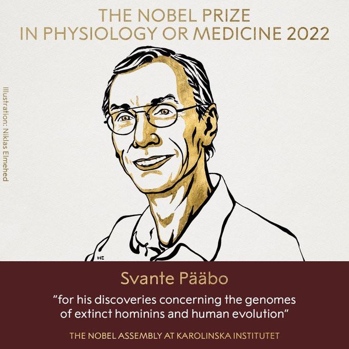 На фото: постер Нобелівської премії з медицини