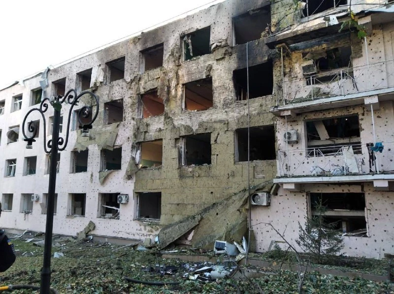 обстріл, Харківщина, медзаклад