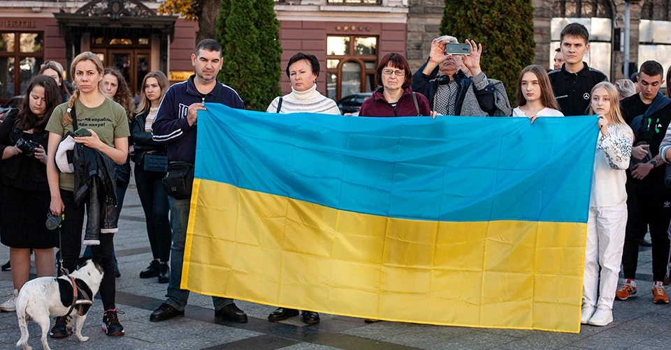 Акція на підтримку полонених азовців у Львові