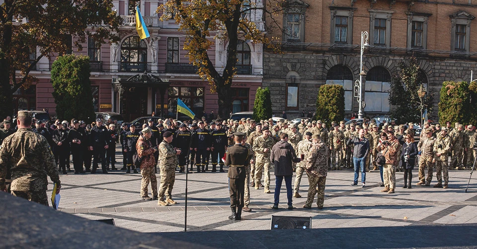 Нагородження відзнаками у Львові до Дня захисників та захисниць