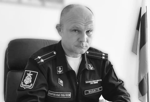 Повішений російський воєнний комісар Роман Малик