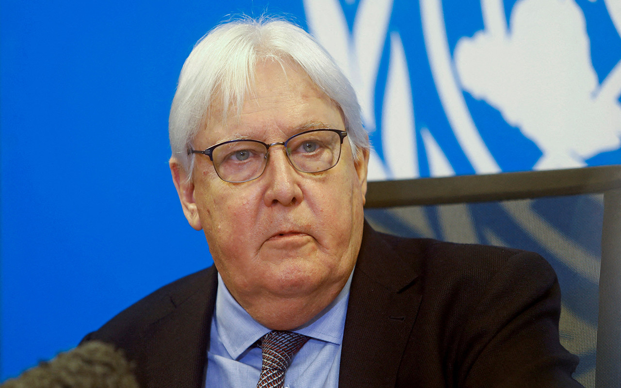 Martin Griffiths begins his four-day trip to Ukraine. Espreso