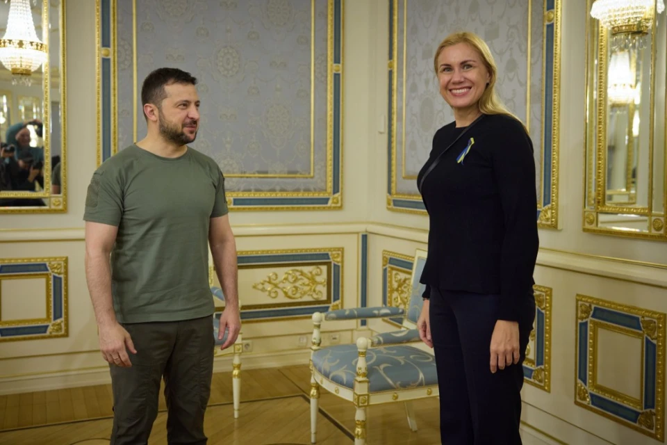 Кадрі Сімсон та Зеленський