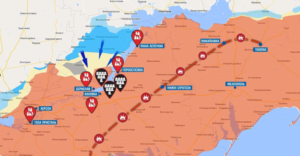 карта бойових дій