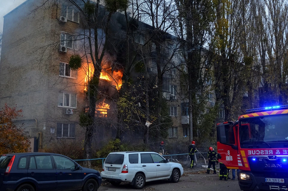 влучилання ракети у Києві