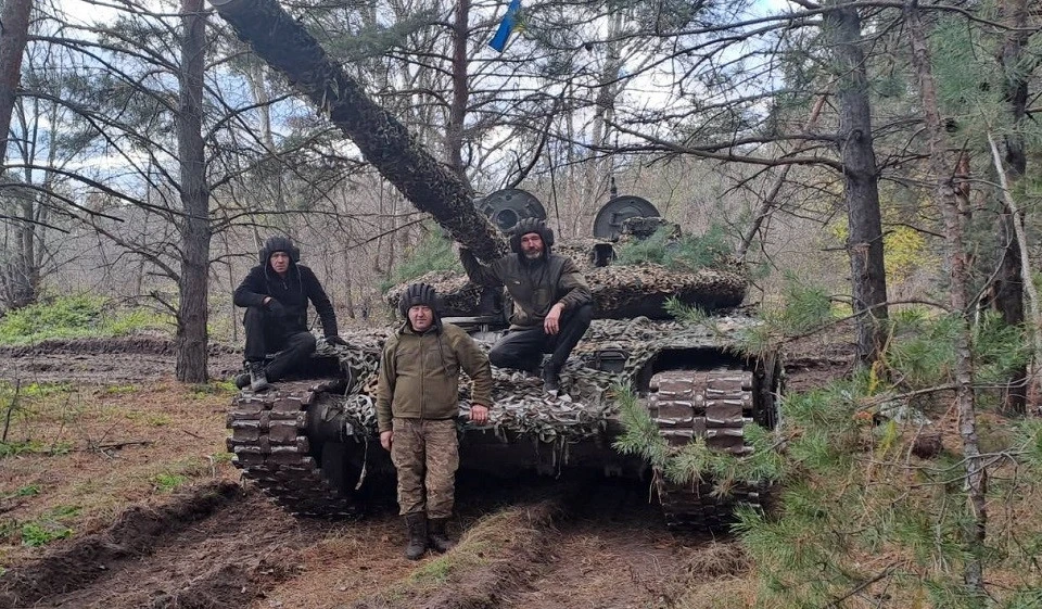 трофейний танк росіян