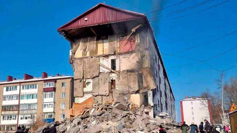 Сахалін, Обвал будинку