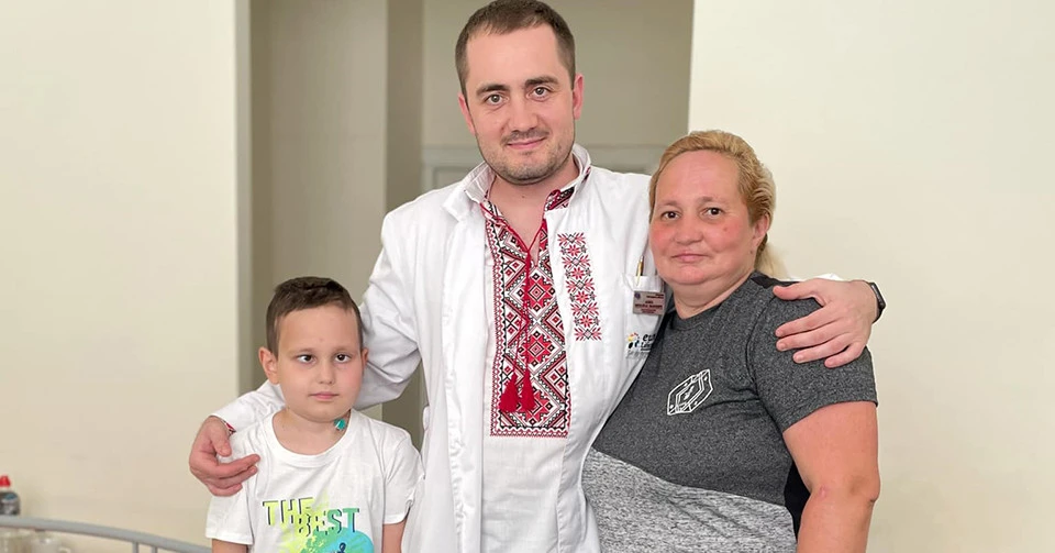 Микита у лікарні