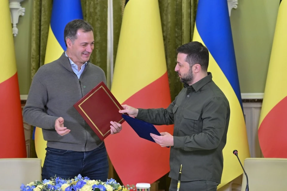 Володимир Зеленський та Александр де Кроо