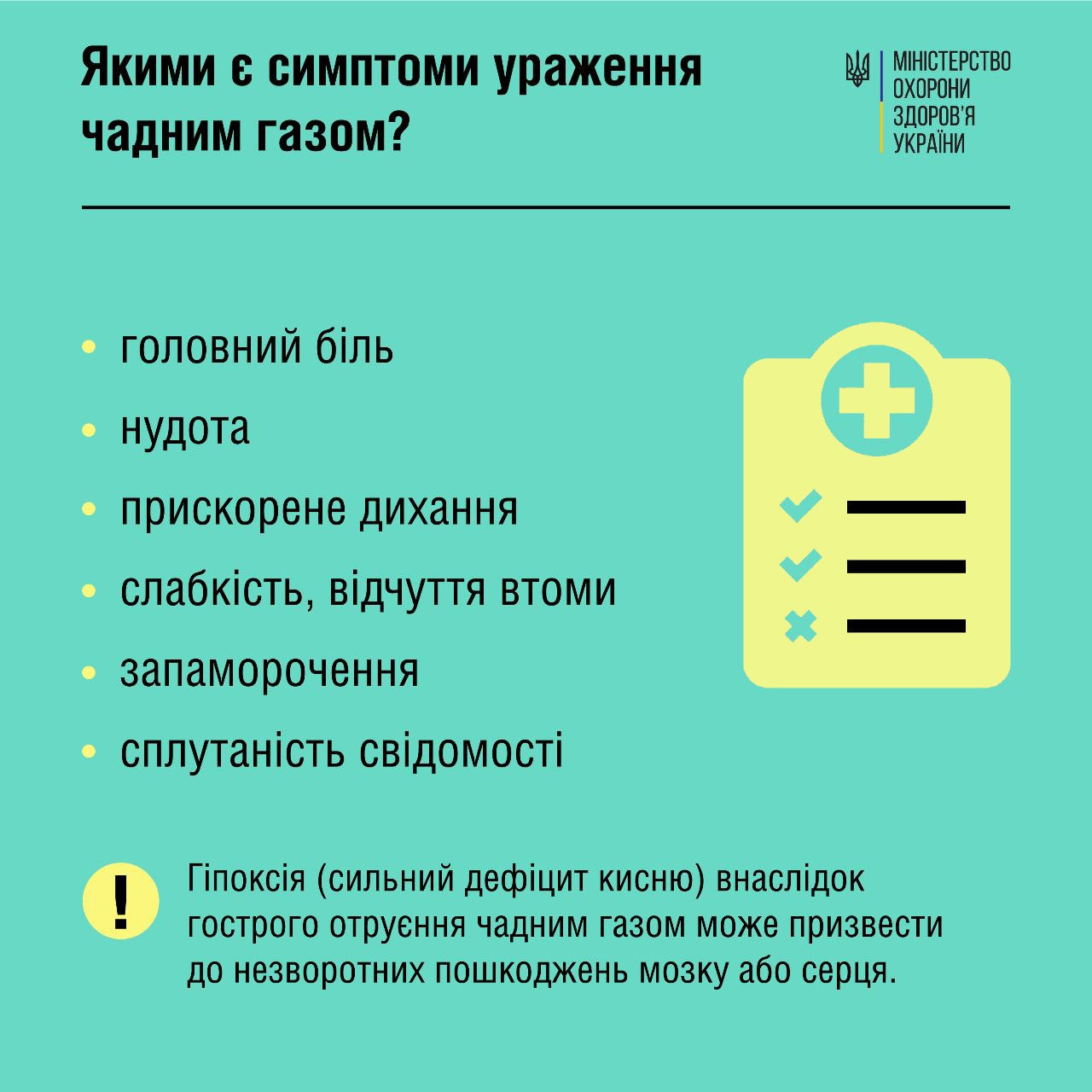 Опасность угарного газа: Минздрав Украины обнародовал памятку о возможной  угрозе отравления | Еспресо