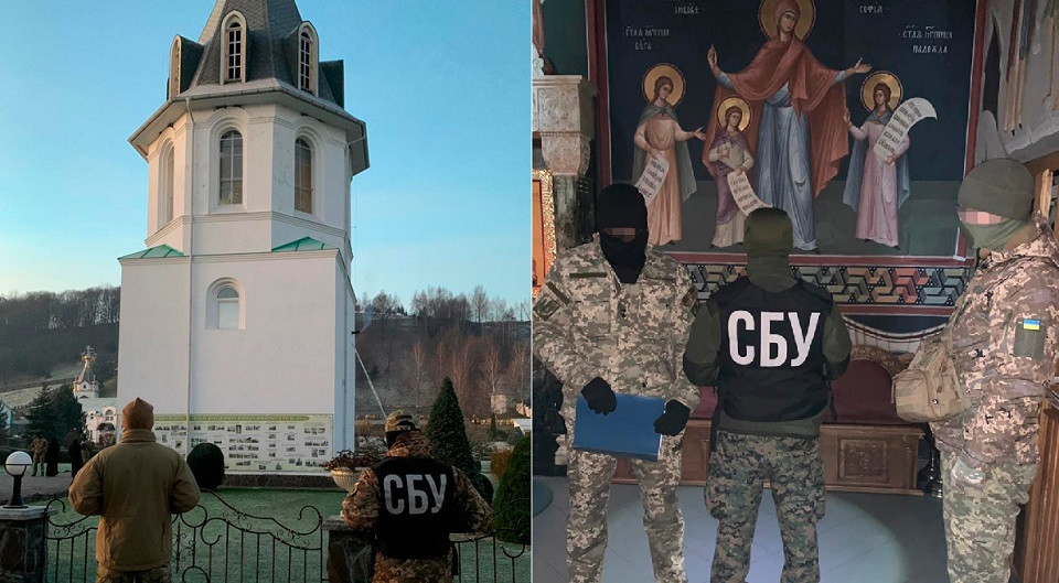 СБУ проводить обшуки в монастирі Мукачівської єпархії УПЦ (МП) на Закарпатті
