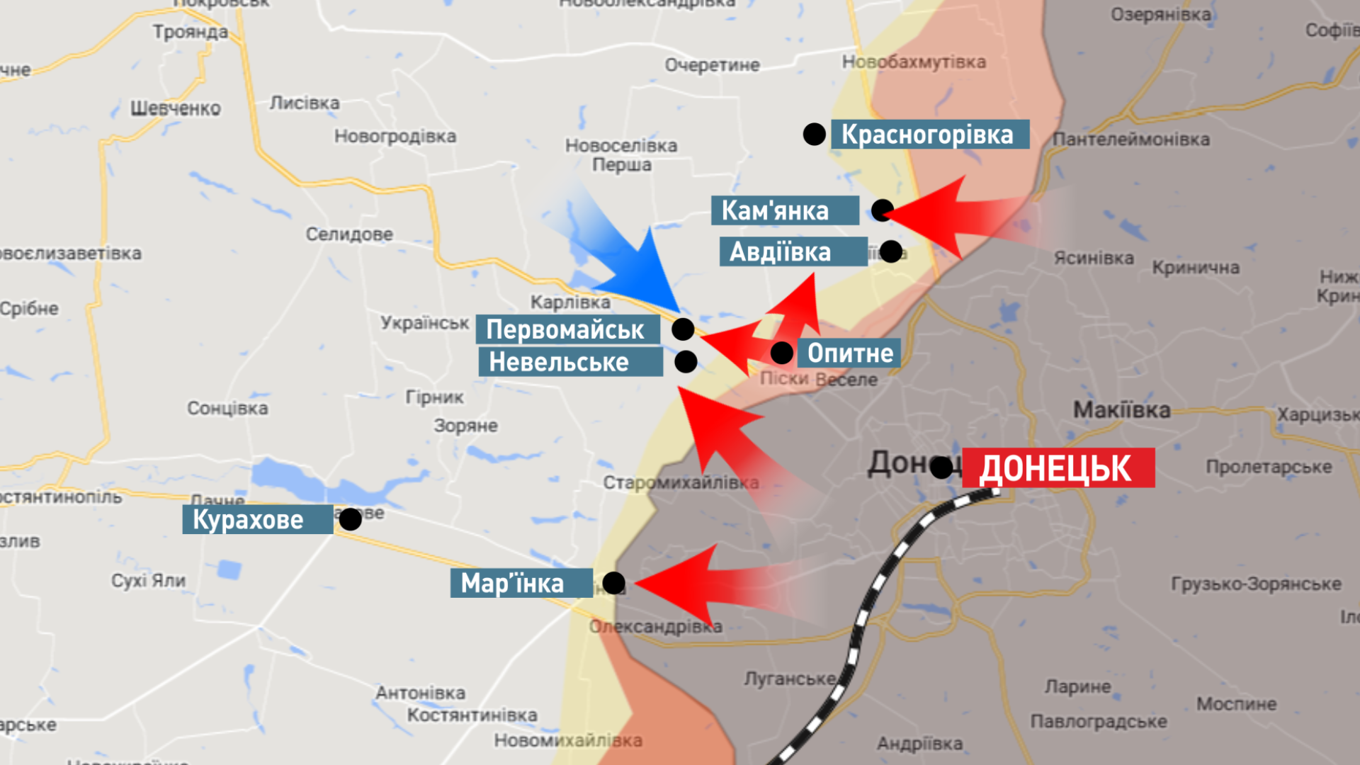 Russian troops use frozen ground to attack Ukrainian positions in