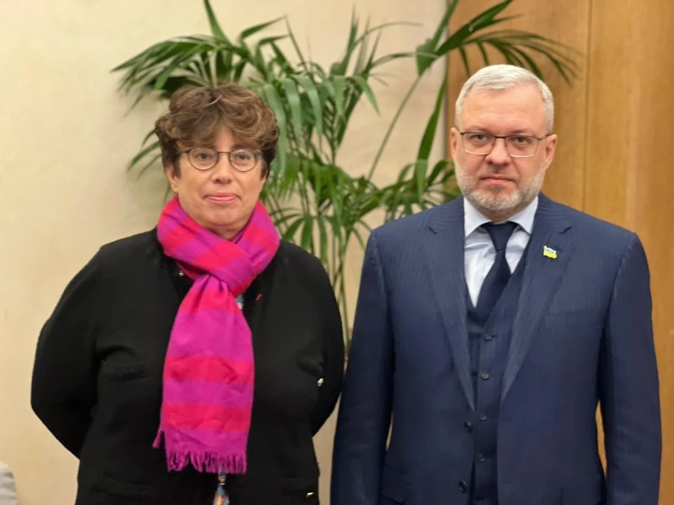 Герман Галущенко та Маріанне Леньо