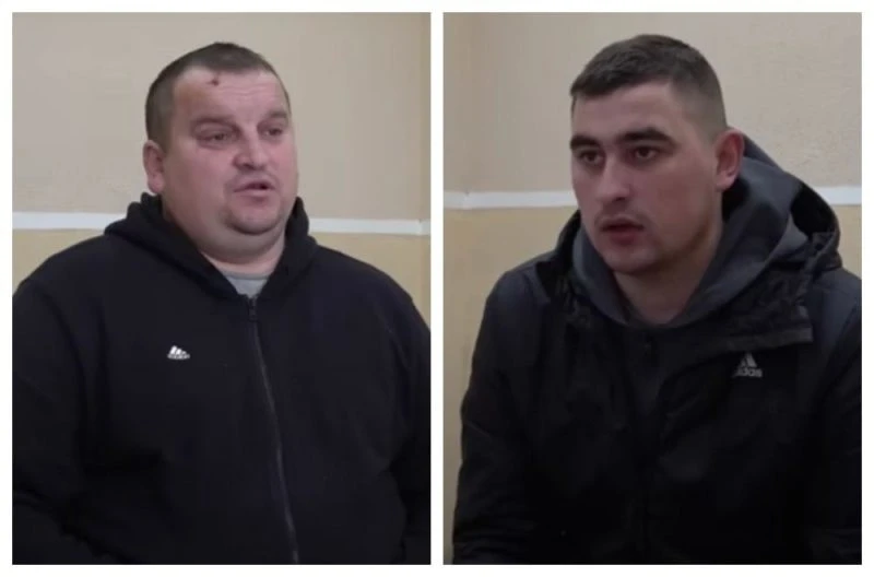 на фото: ув'язнені українці