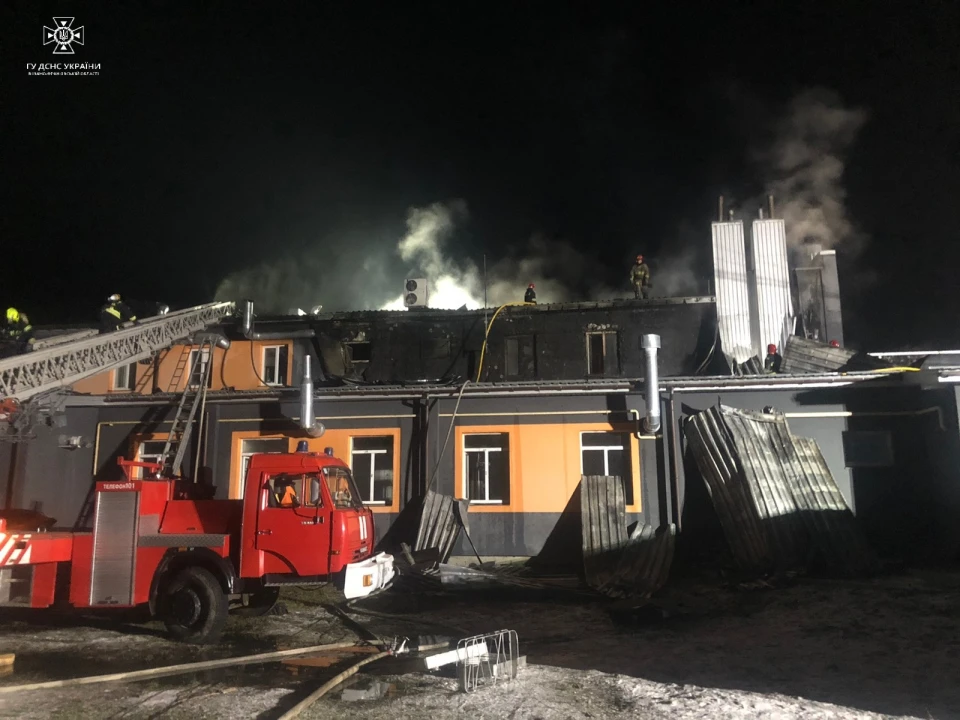 пожежа на харчовому підприємстві