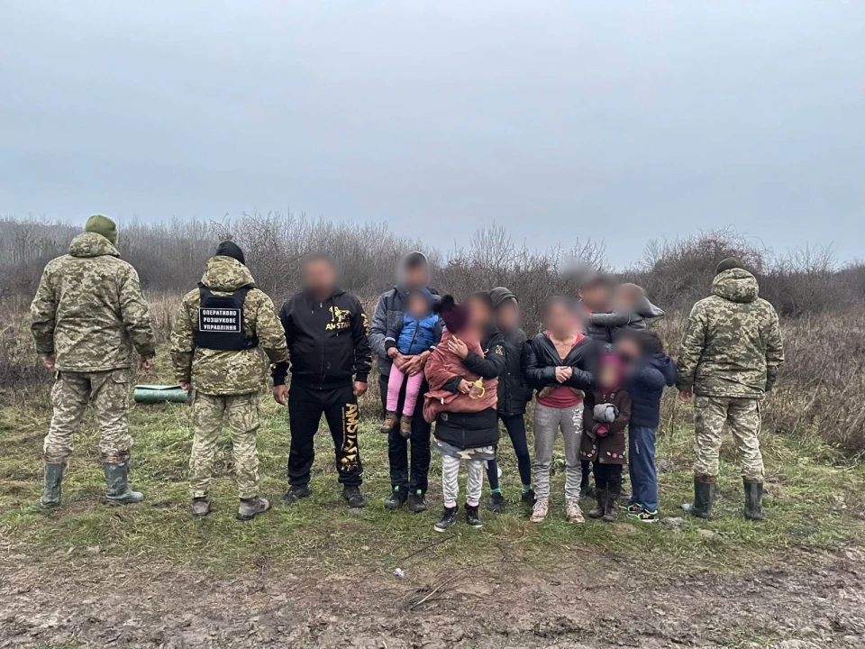 Затримані порушники кордону