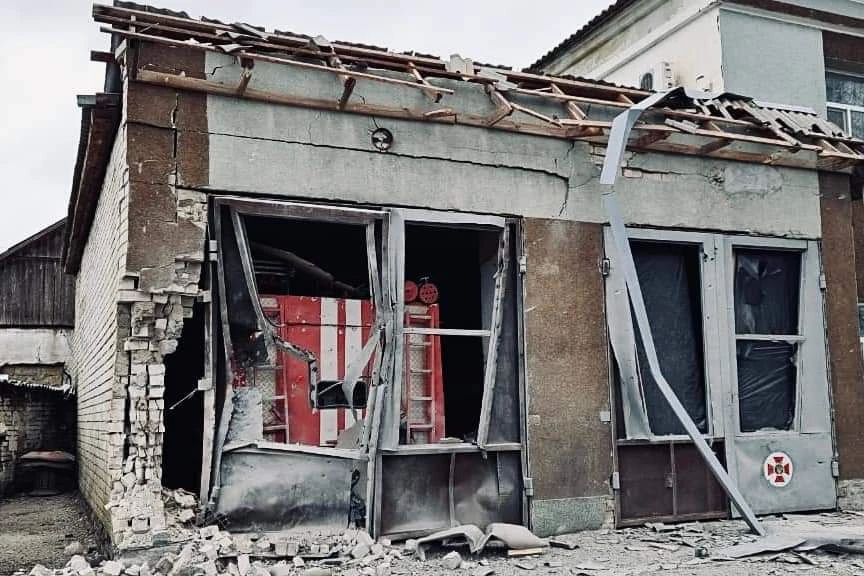 Обстріл пожежної частини в Херсоні 5 січня
