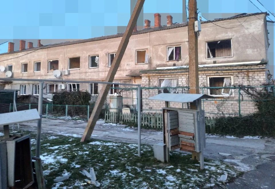 Наслідки обстрілу. Очаків, 9 січня