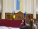 Спікер сейму Латвії виступає у Раді українською