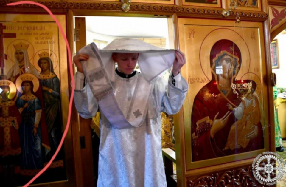 У церкві в Луцьку моляться на ікони російського царя Миколи ІІ