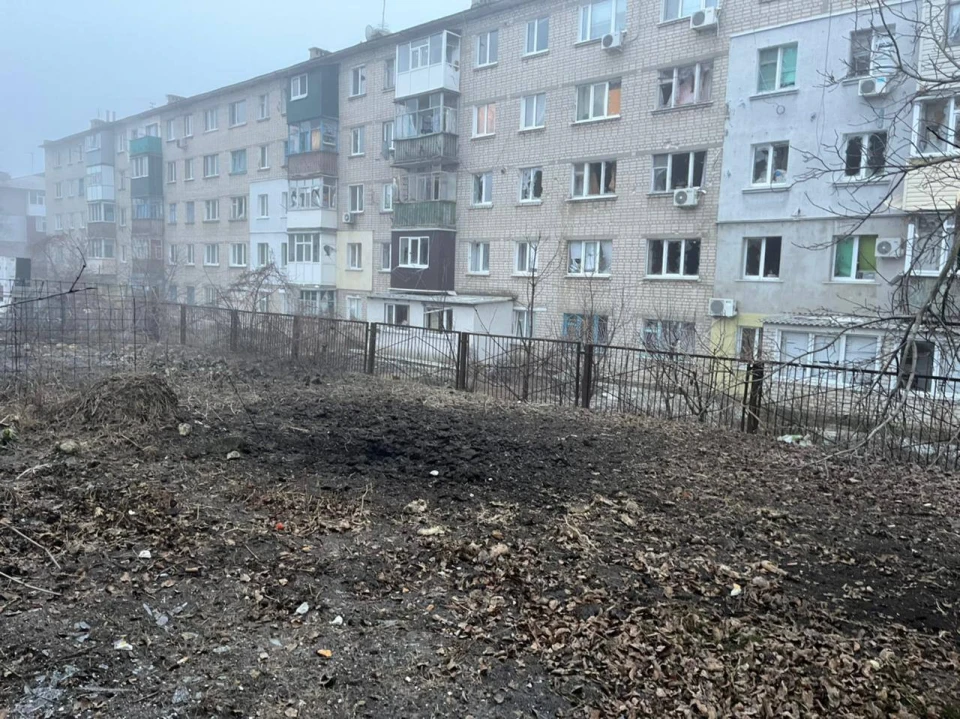 на фото наслідки обстрілу Куп'янська