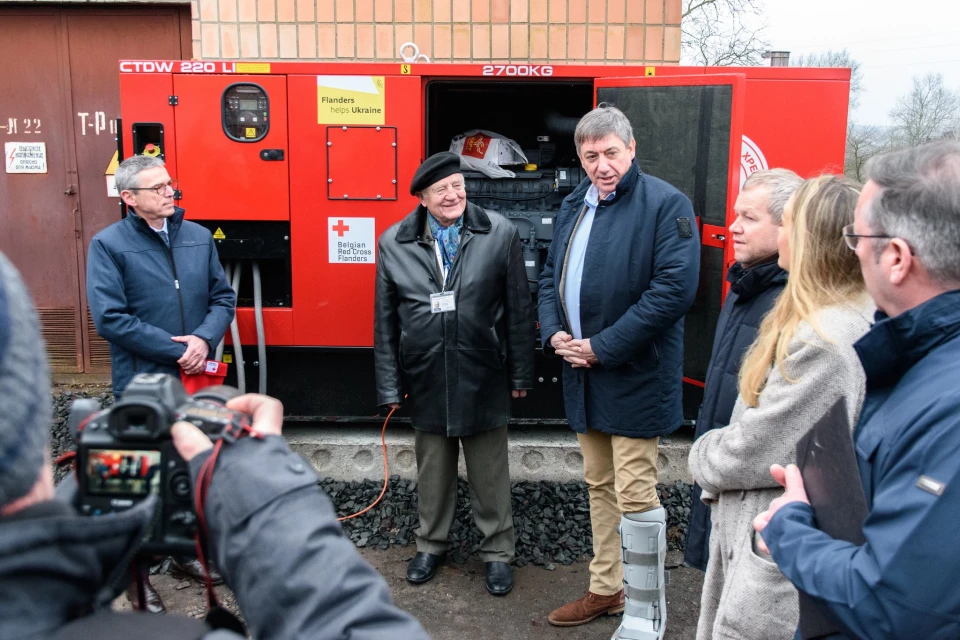 Луцьк отримав потужні генератори від Фламандського уряду Бельгії