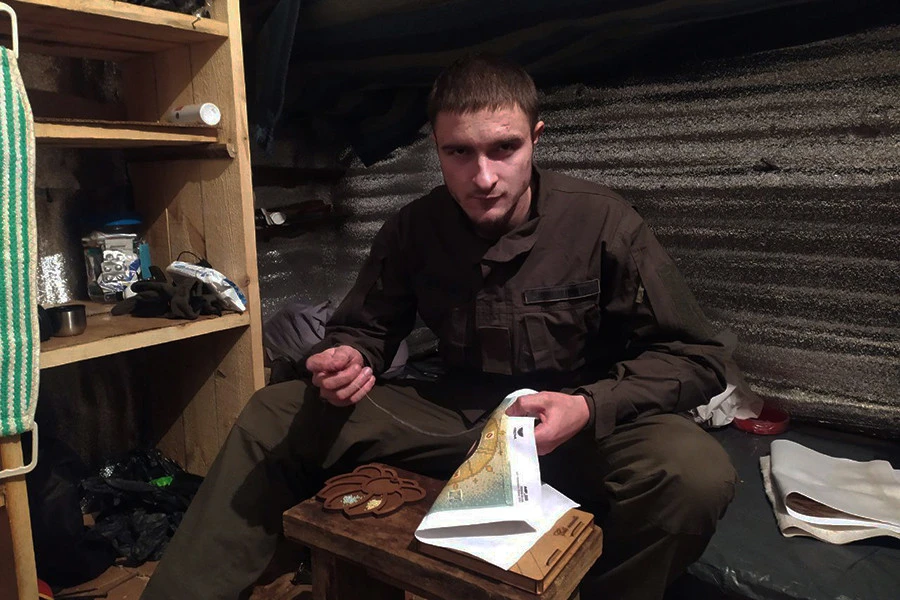 Нацгвардієць знайшов власний спосіб відпочинку