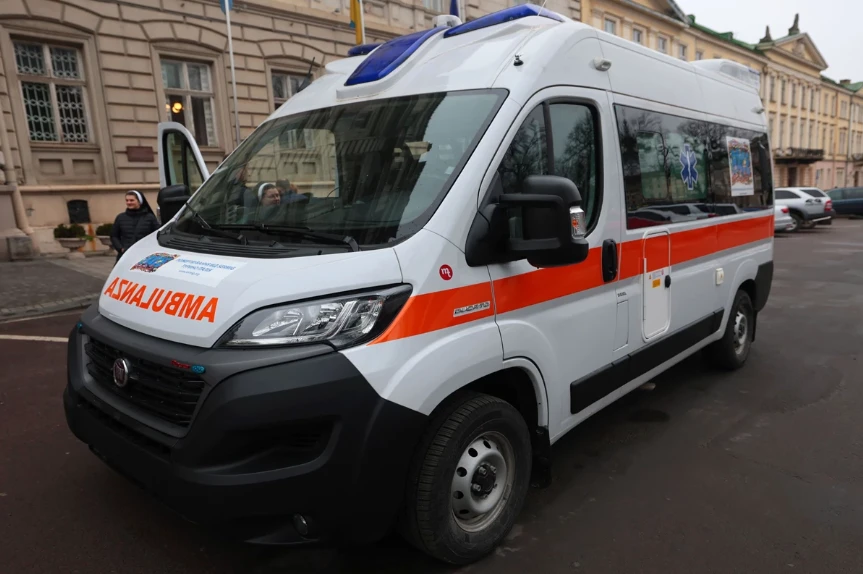 швидка від благодійників з Італії