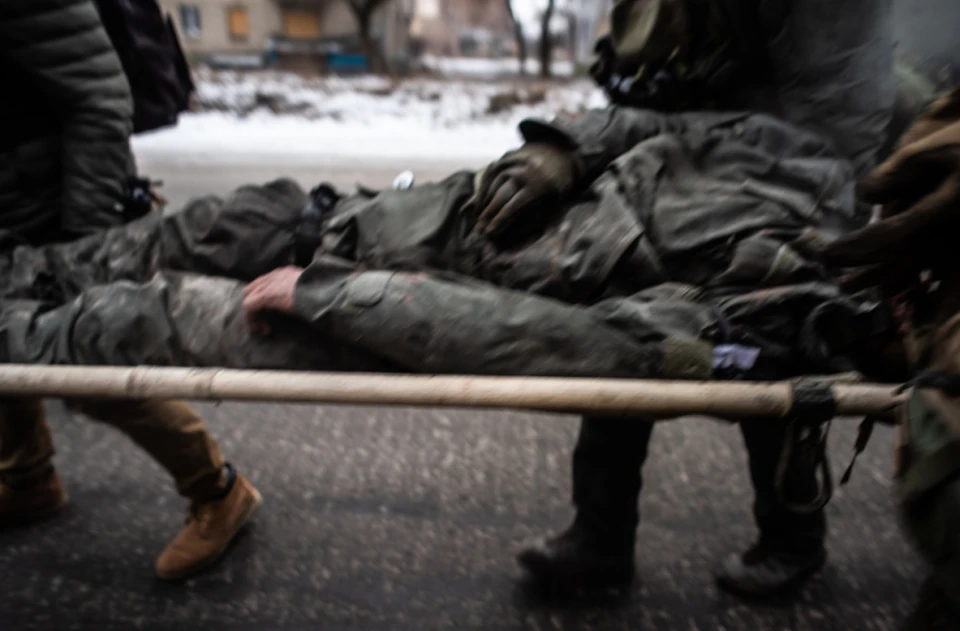 Порятунок пораненого біля Бахмута