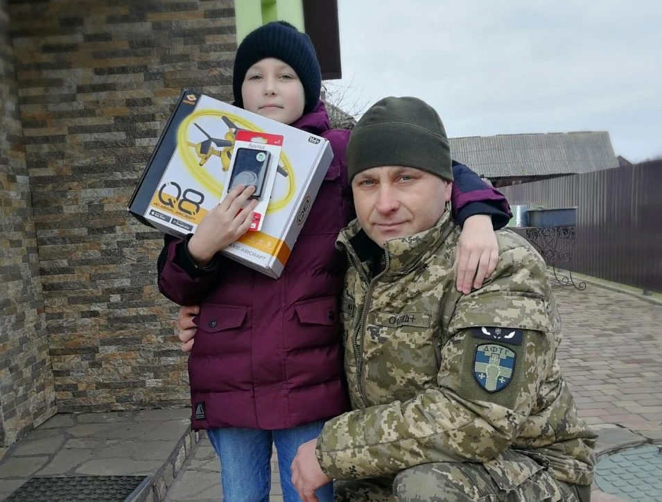 Ярослав Цевух з військовим