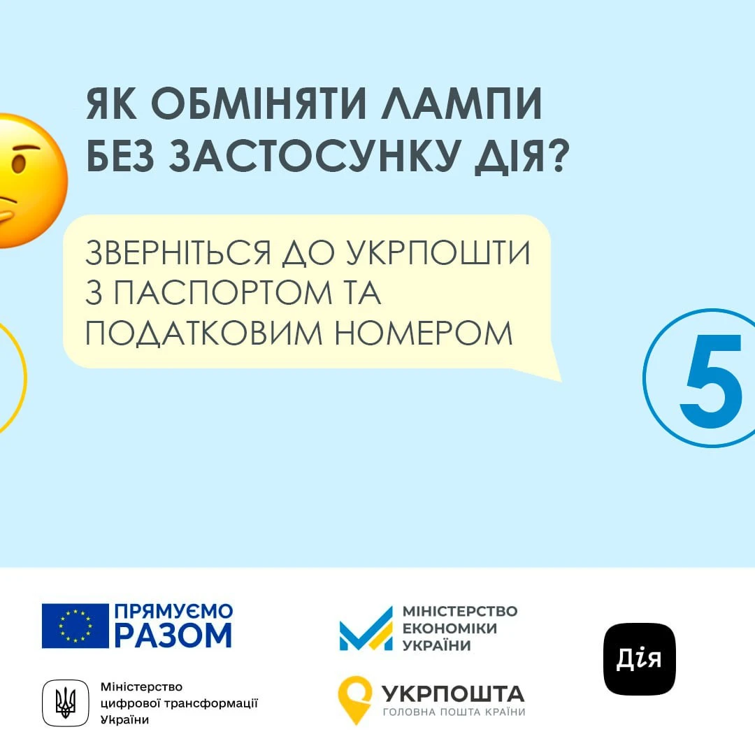 на фото інструкція, як замінити старі лампи