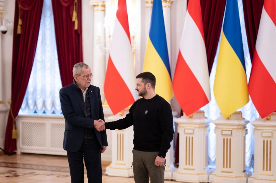 Володимир Зеленський та Александр Ван дер Беллен