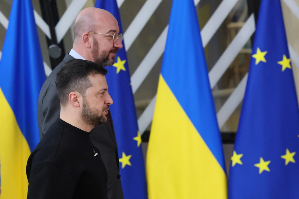 Президент України Володимир Зеленський на саміті європейських лідерів у Брюсселі