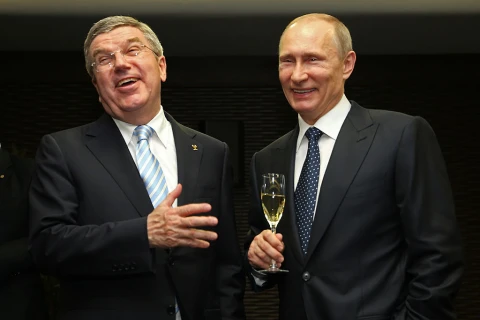 Томас Бах, Володимир Путін