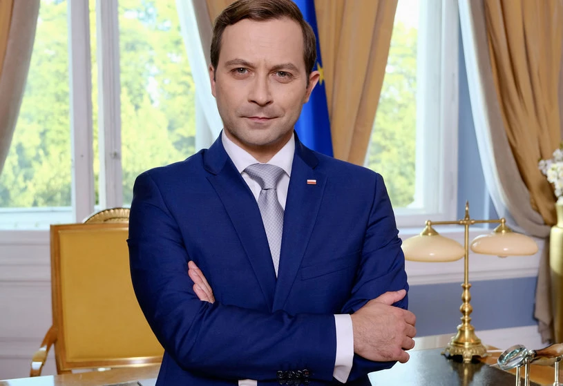 На фото: Марцін Гікнер в польській адаптації "Слуги народу"