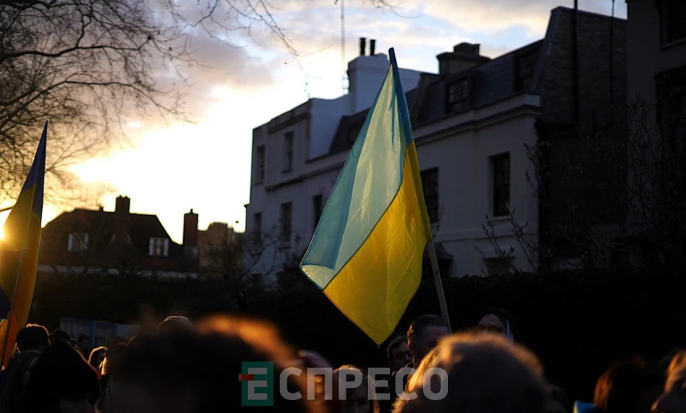 марш у Лондоні 24.02.2023