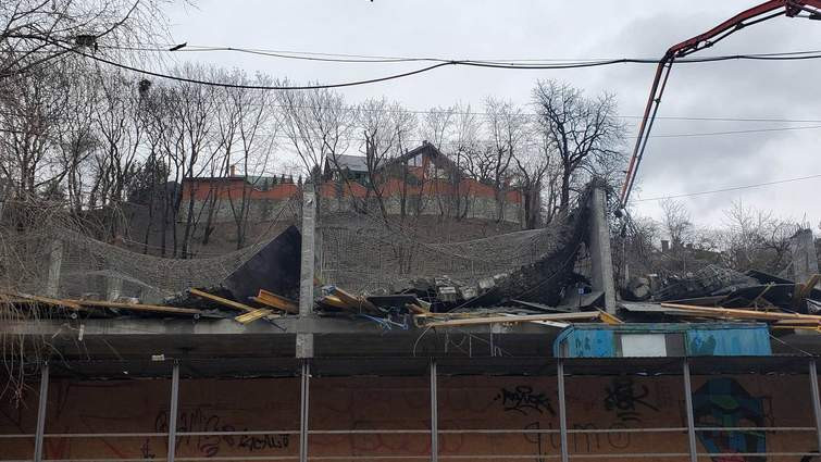 обвал на будові у львові