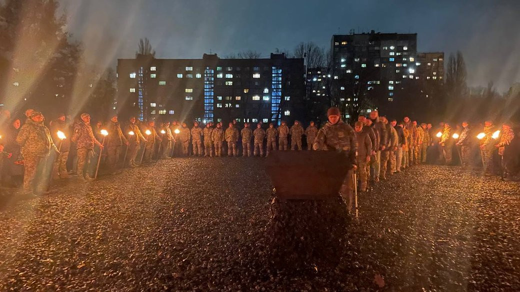 У Києві провели в останню путь комбата "азовців" Олега Мудрака