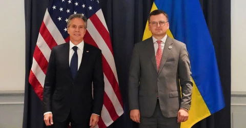 Ентоні Блінкен та Дмитро Кулеба